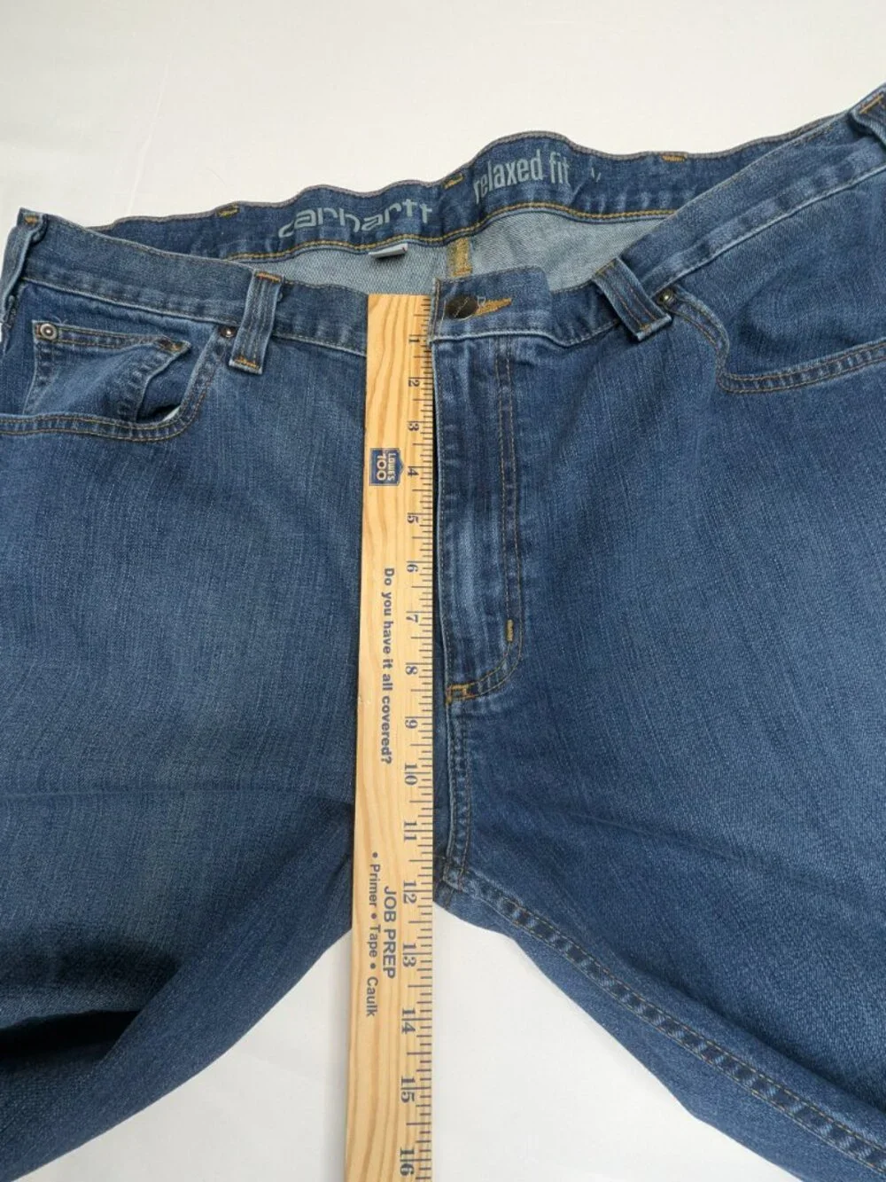 Carhartt Men's Relaxed Straight Rugged Flex Work Jeans 40x30 Blue